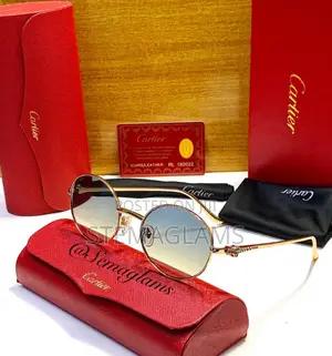 Cartier Fashionable Around Glasses Unisex