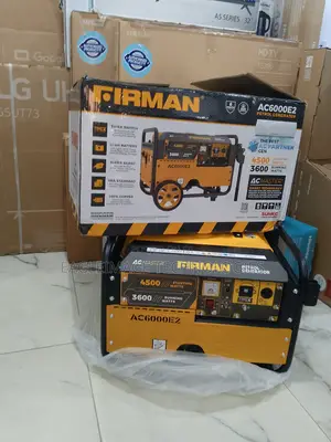 Power-Packed Firman Ac6000e2 3.5kva - 100% Copper Coil, 10 Hours on Fu