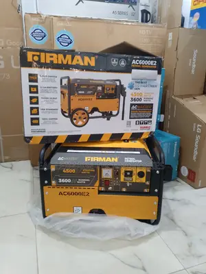 Budget Firman Ac6000e2 Generator - Fuel Efficient, Overload Protection