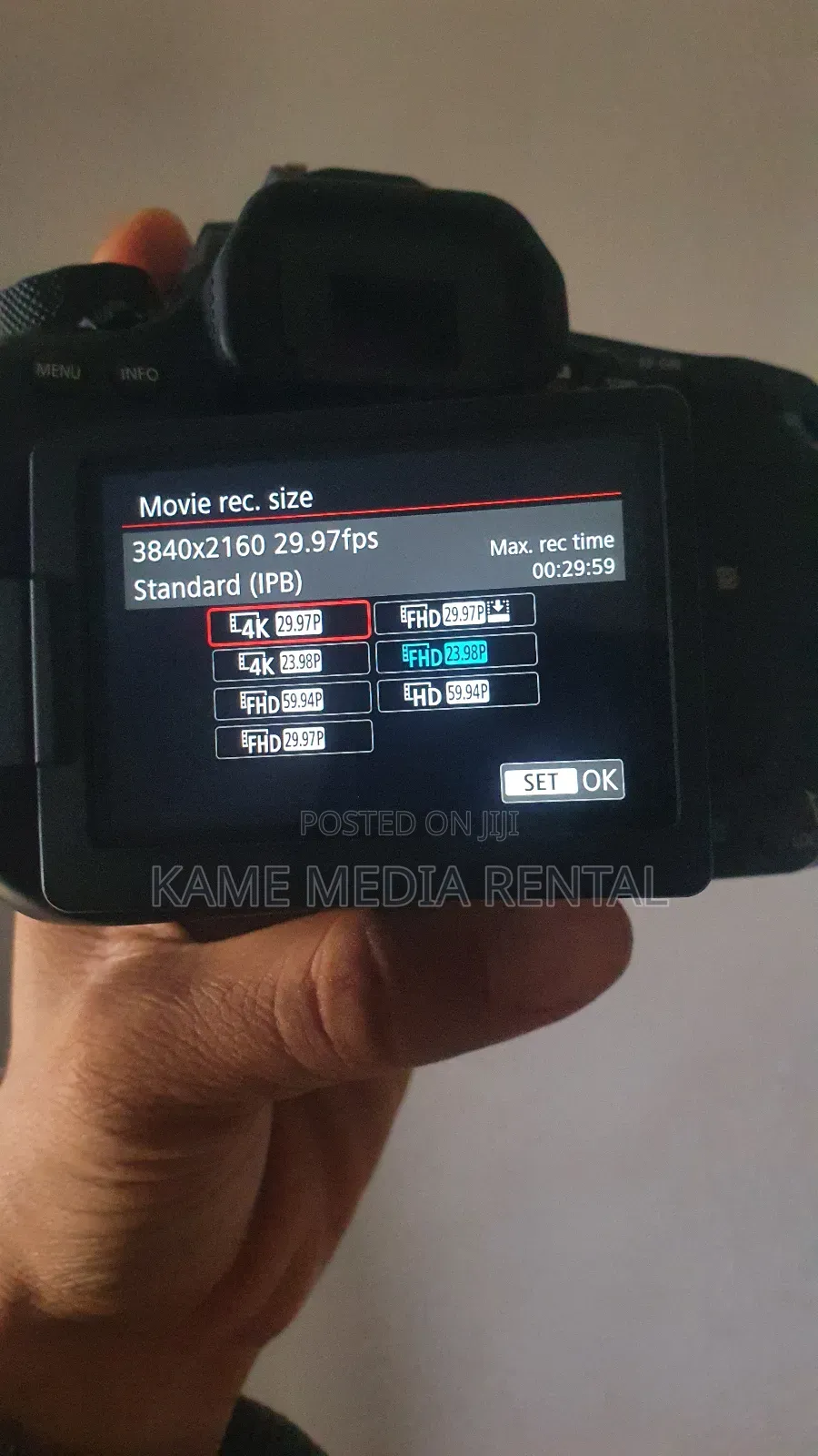 Canon 90d for Rent