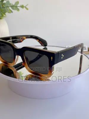 Moscot Style Sunglasses - Tortoiseshell Arms Bold Gradient Frame