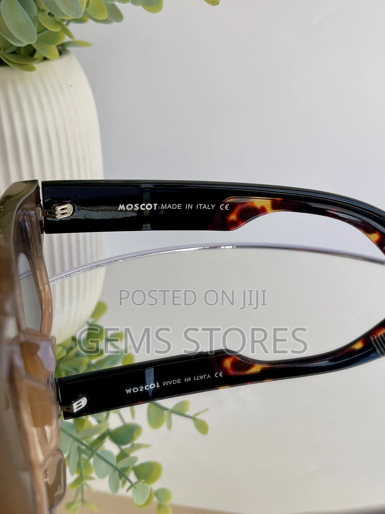 Moscot Style Sunglasses - Tortoiseshell Arms Bold Gradient Frame