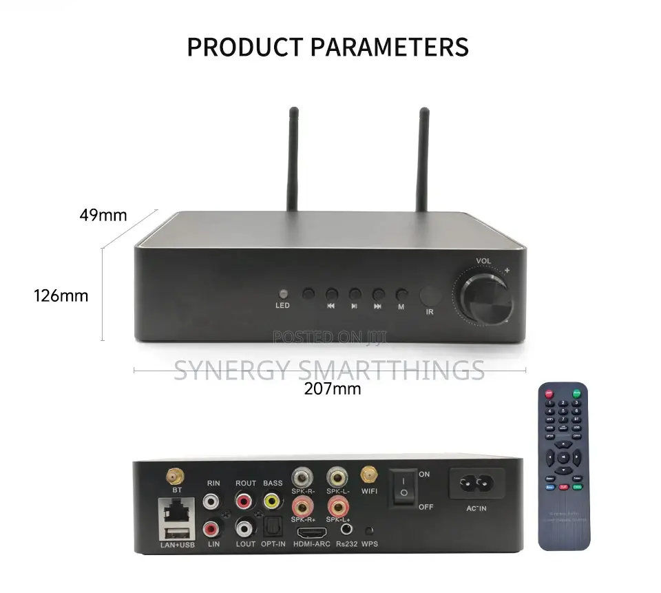 Smart Multi-Room Amplifier