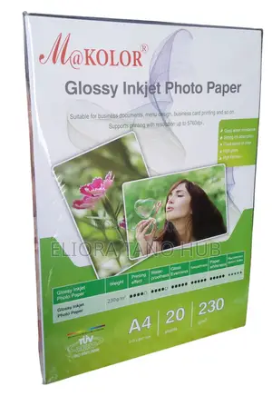 A4 Glossy Inkjet Photo Paper