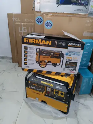 Affordable Firman Ac6000e2 3.5kva - Fuel Efficient, Avr, Powers Lights