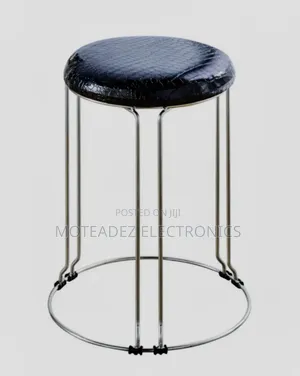 Round Shape Padded Metal Morden Stackable Multipurpose Stool/Chair