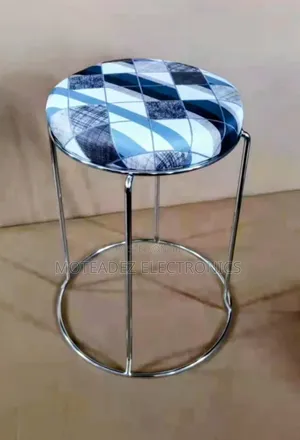 Round Shape Padded Metal Morden Stackable Multipurpose Stool/Chair