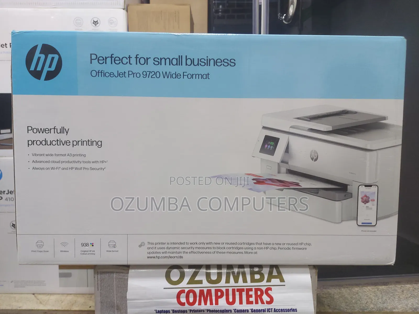 Hp Officejet Pro 9720 Wide Format A3 Printer