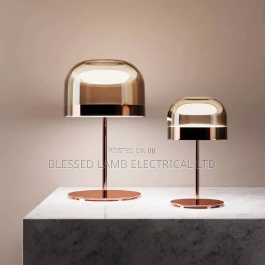 Modern Black Dome Table Lamp