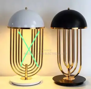 Modern Black Dome Table Lamp
