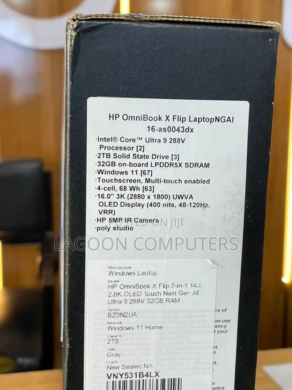 New Laptop HP OmniBook X Flip 16" 32GB Intel Core Ultra 9 SSD 2T