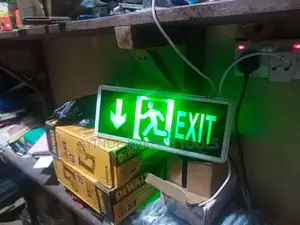 Emergency Exit Sign With Led Light