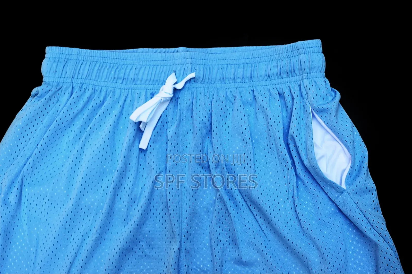 Light Blue Colour Sp Short With Inner Tight