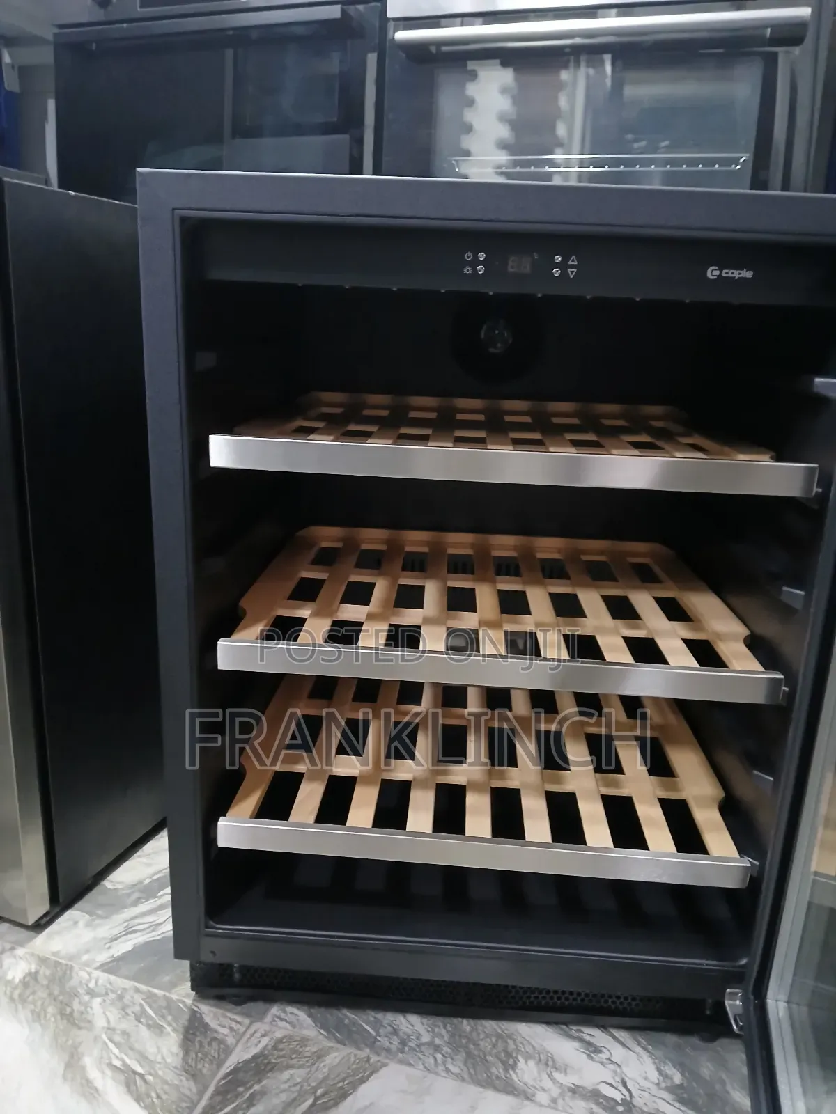 Caple Silver Frame Built-in Wine Chiller