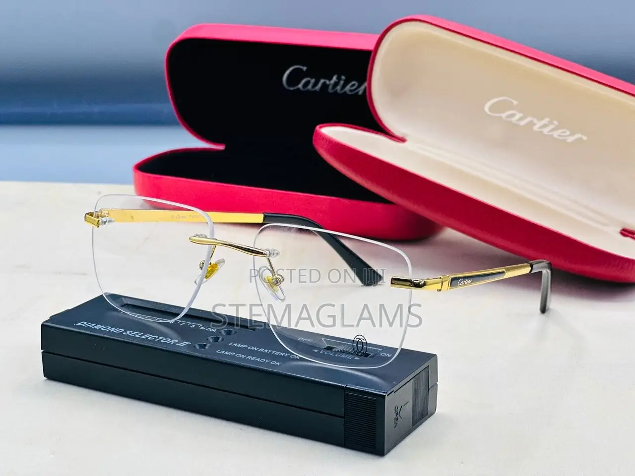 Cartier Eyewear With Elegant Accents