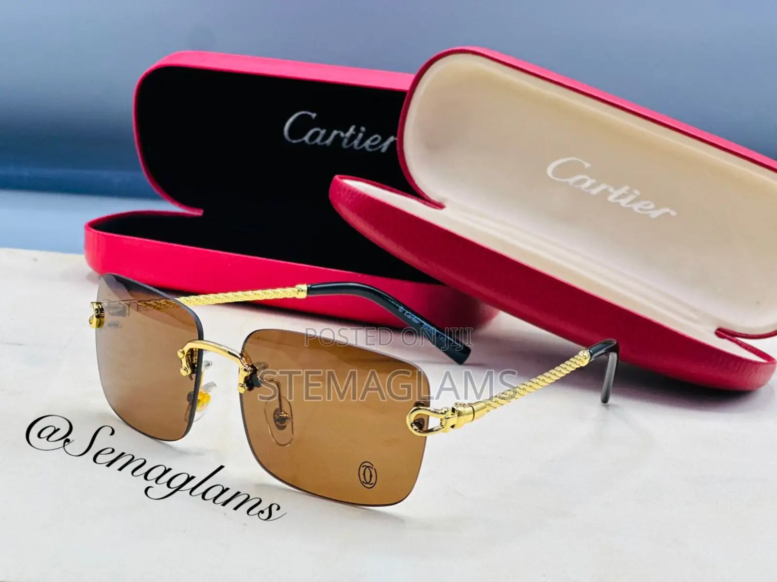 Cartier Eyewear With Elegant Accents