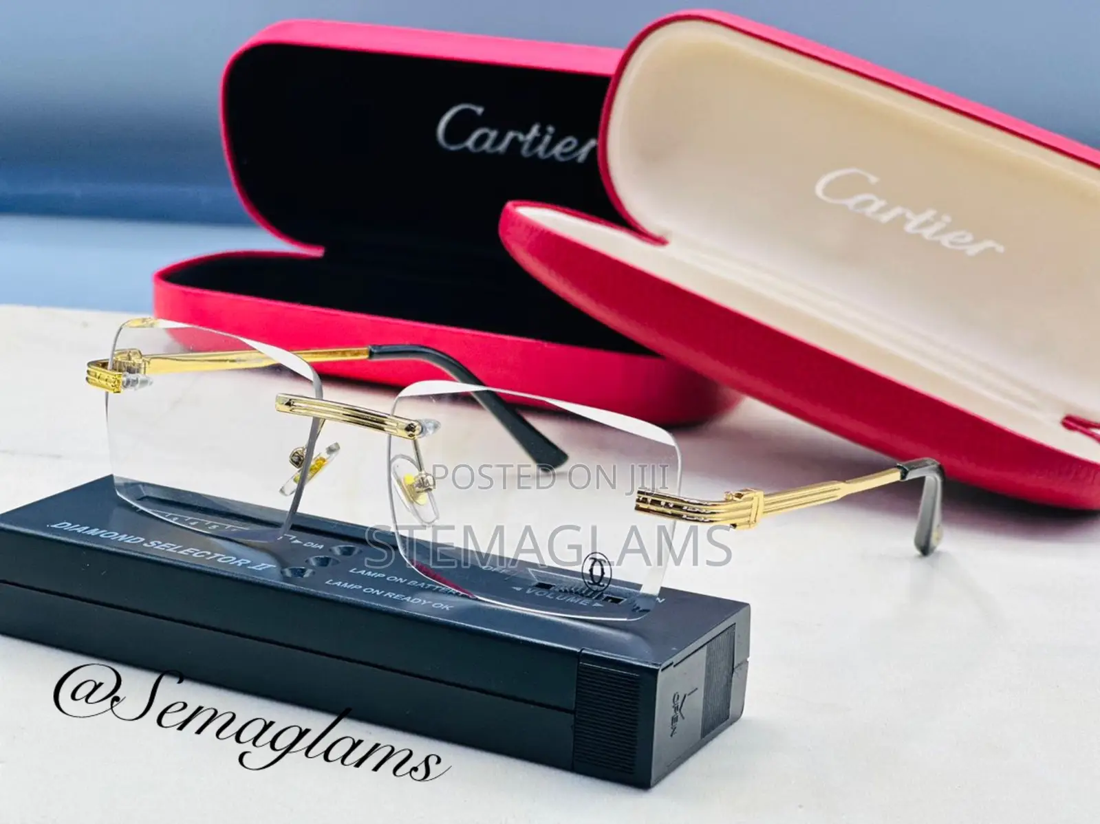 Cartier Eyewear With Elegant Accents