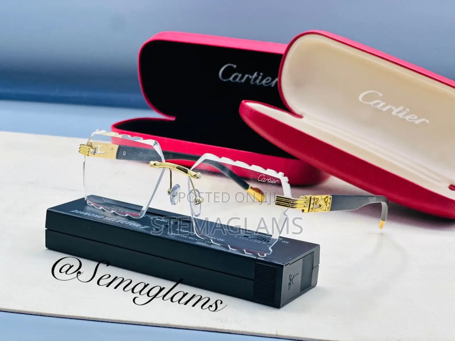 Cartier Eyewear With Elegant Accents