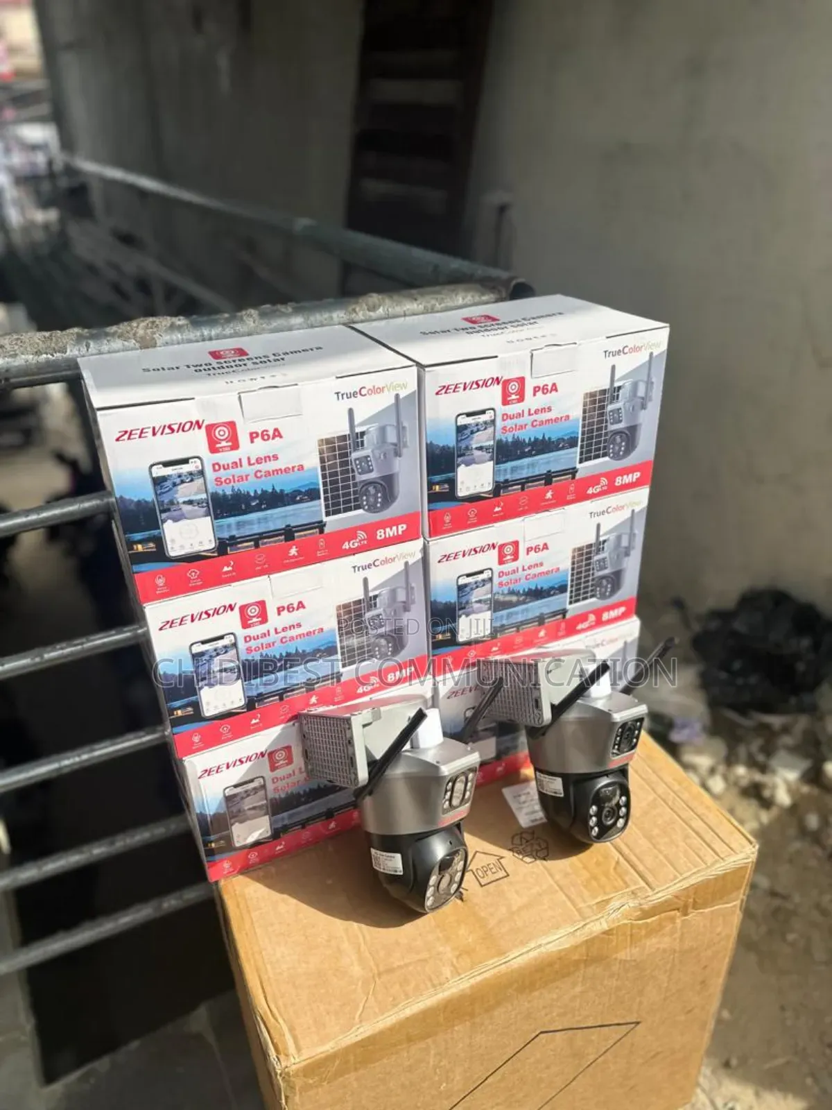 CCTV Solar Camera Two Lens Is Available