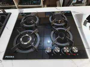 Original Phiima German Technology Inbuilt Cabinet 4 Burners Gas Cooker