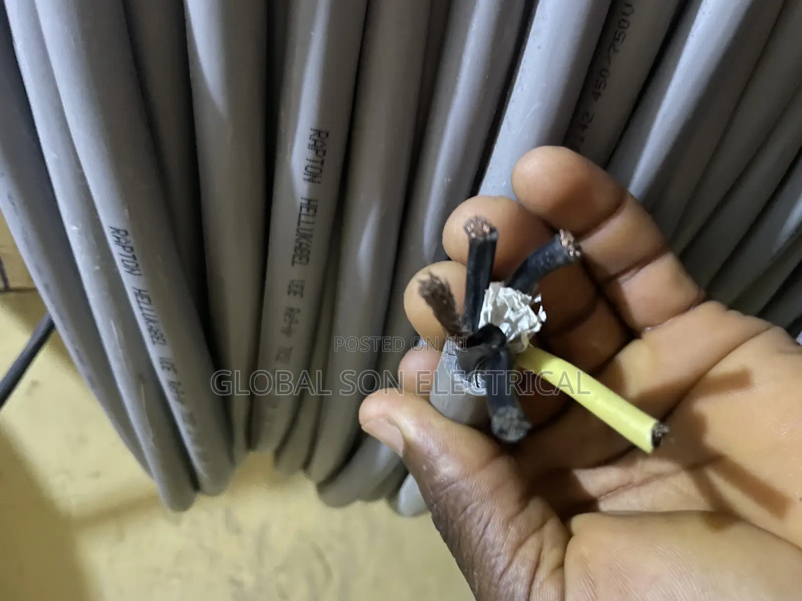 6mm 5core Flexible Wire Available
