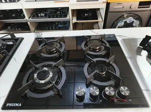 Original Phiima German Technology Inbuilt Cabinet 4 Burners Gas Cooker