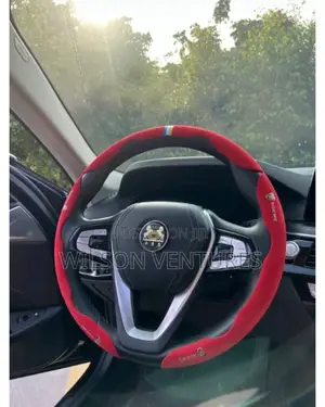 3 In 1 Car Steering Grip Steering Cover Red