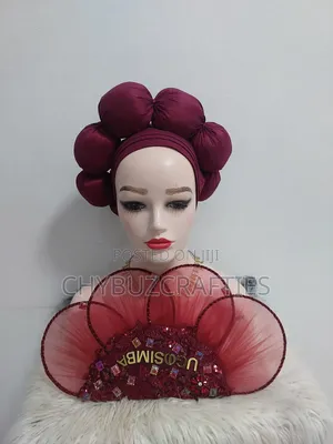 Wine Color Turban