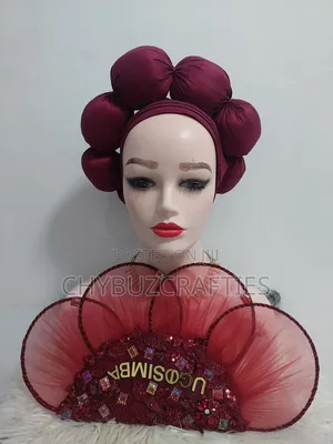 Wine Color Turban