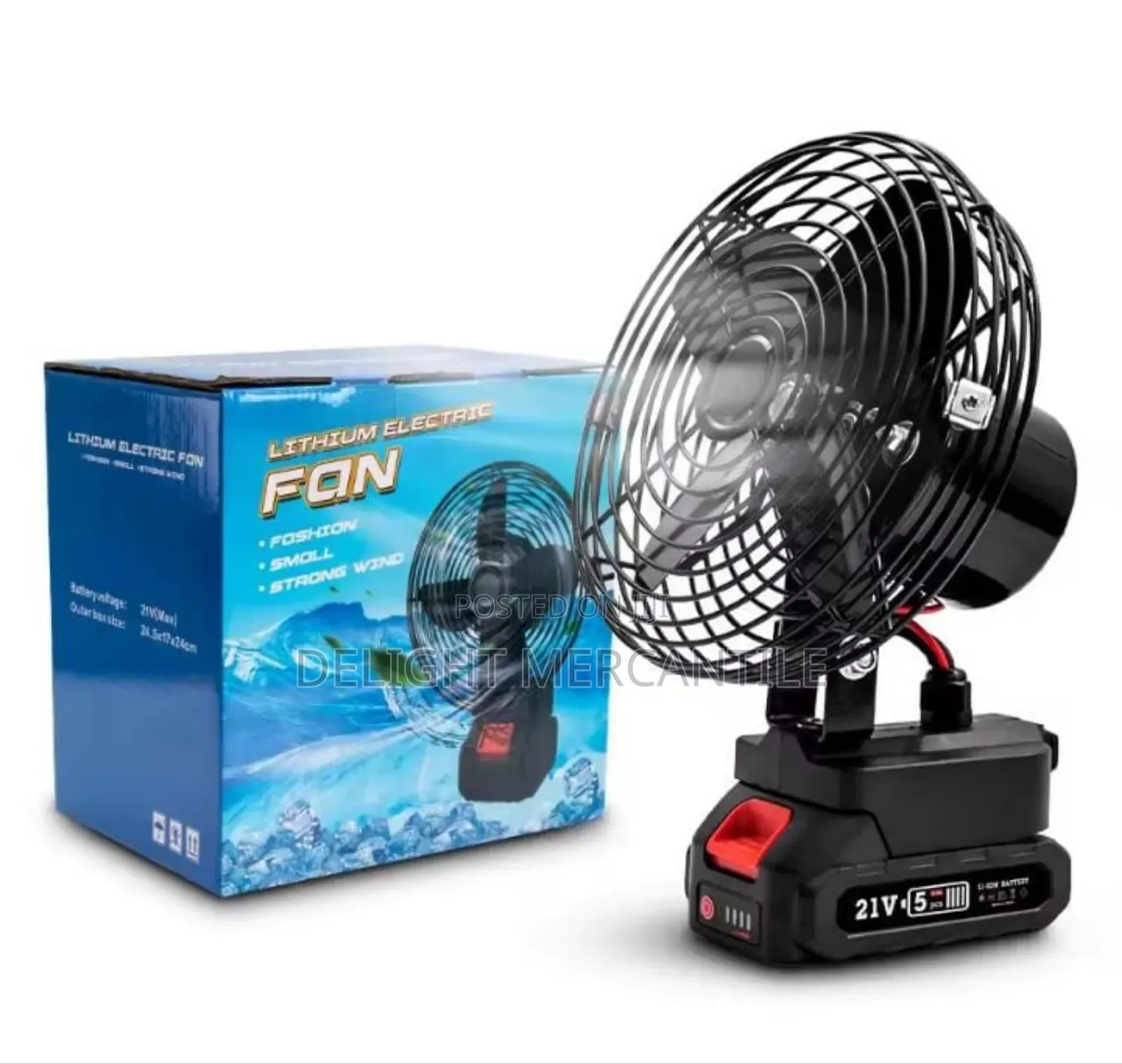 Lithium Battery Fan