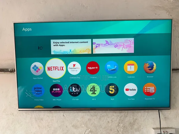 Panasonic Display Smart Tv 50 Inches With Free Netflix Account in