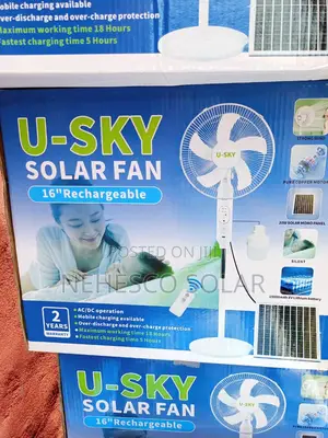 U-Sky 16 Inches Solar Standing Fan