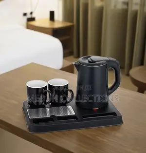 0.8l Hotel Electric Kettle Tray Set Including 2 Cups