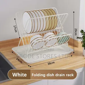Portable Collapsible Metal Dish Drainer