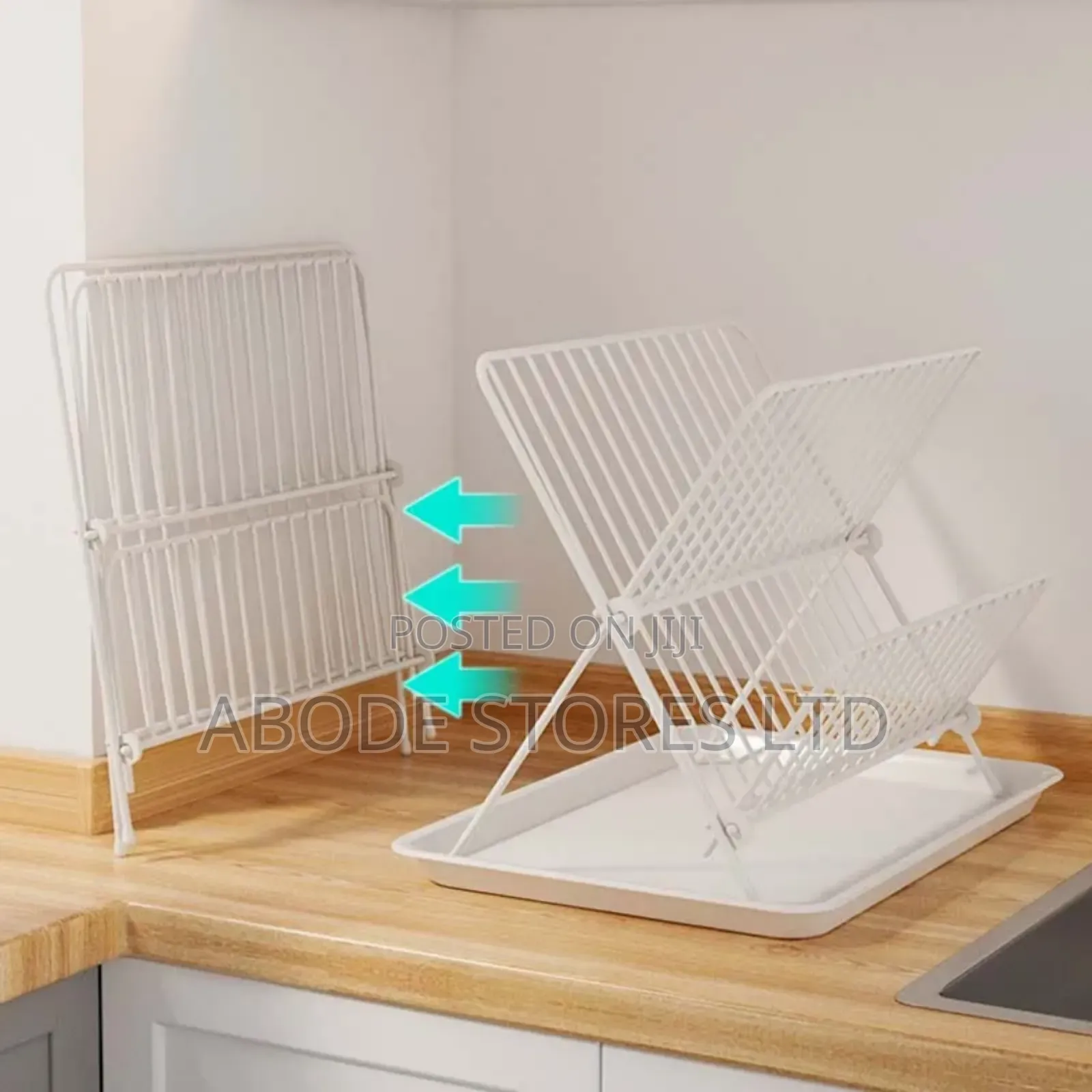 Portable Collapsible Metal Dish Drainer
