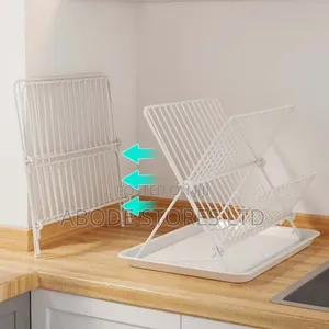 Portable Collapsible Metal Dish Drainer