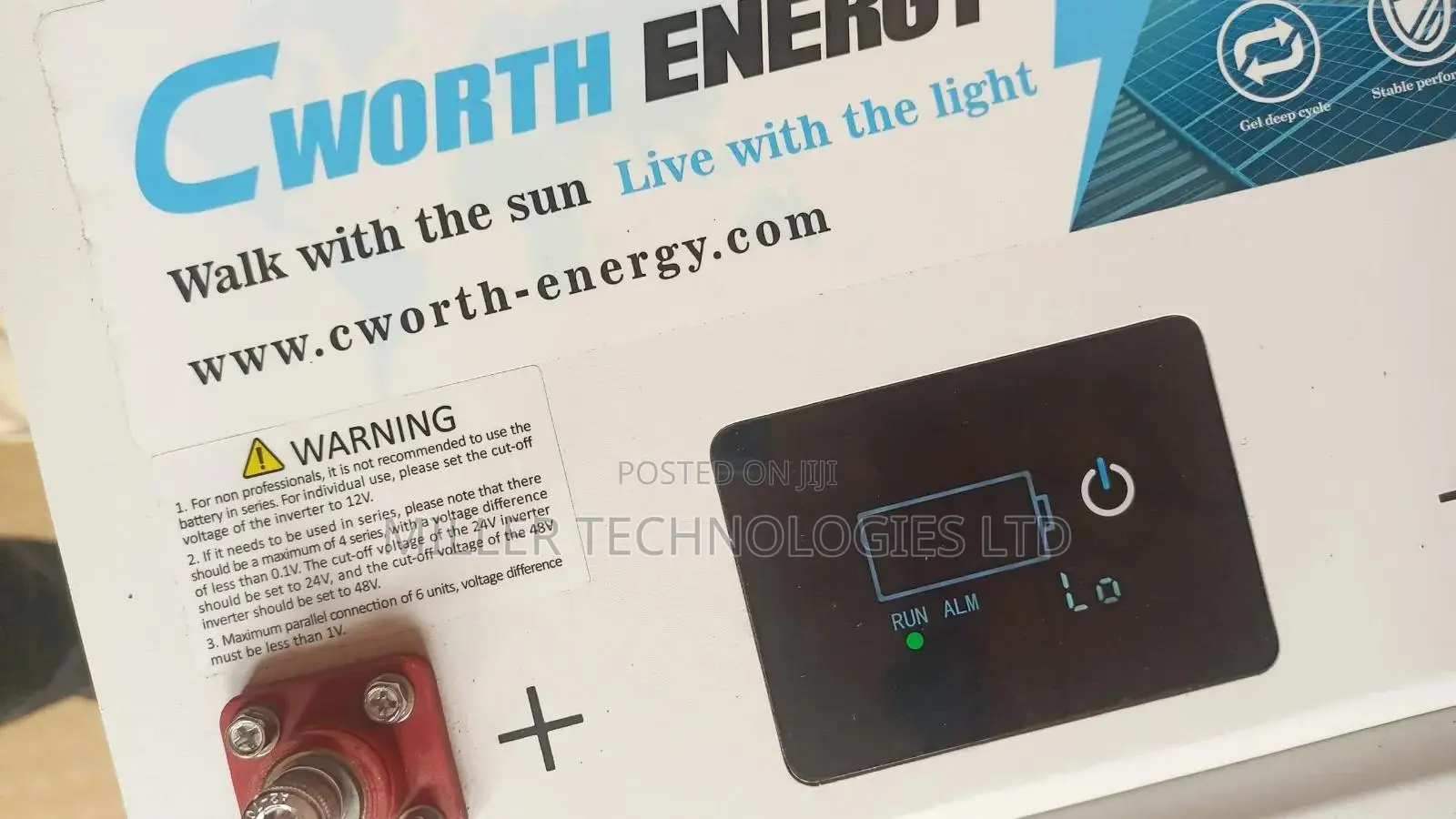 Smart Power Storage Solution Cworth 12v 1.3kwh Lithium