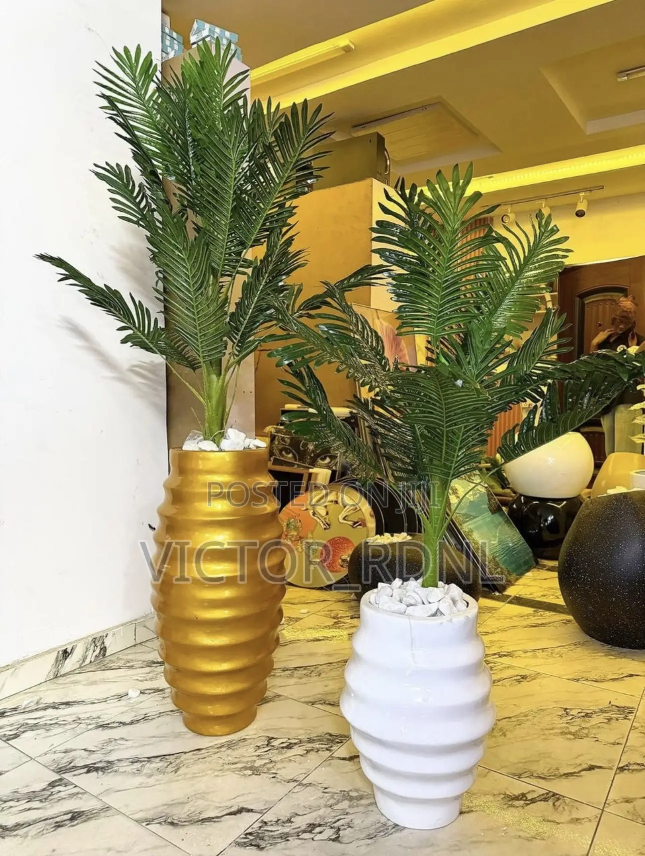 Unmatched Flower Pots