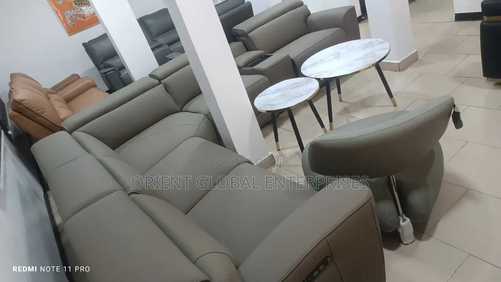 Executive 6 Seater Pure Italian Sofa