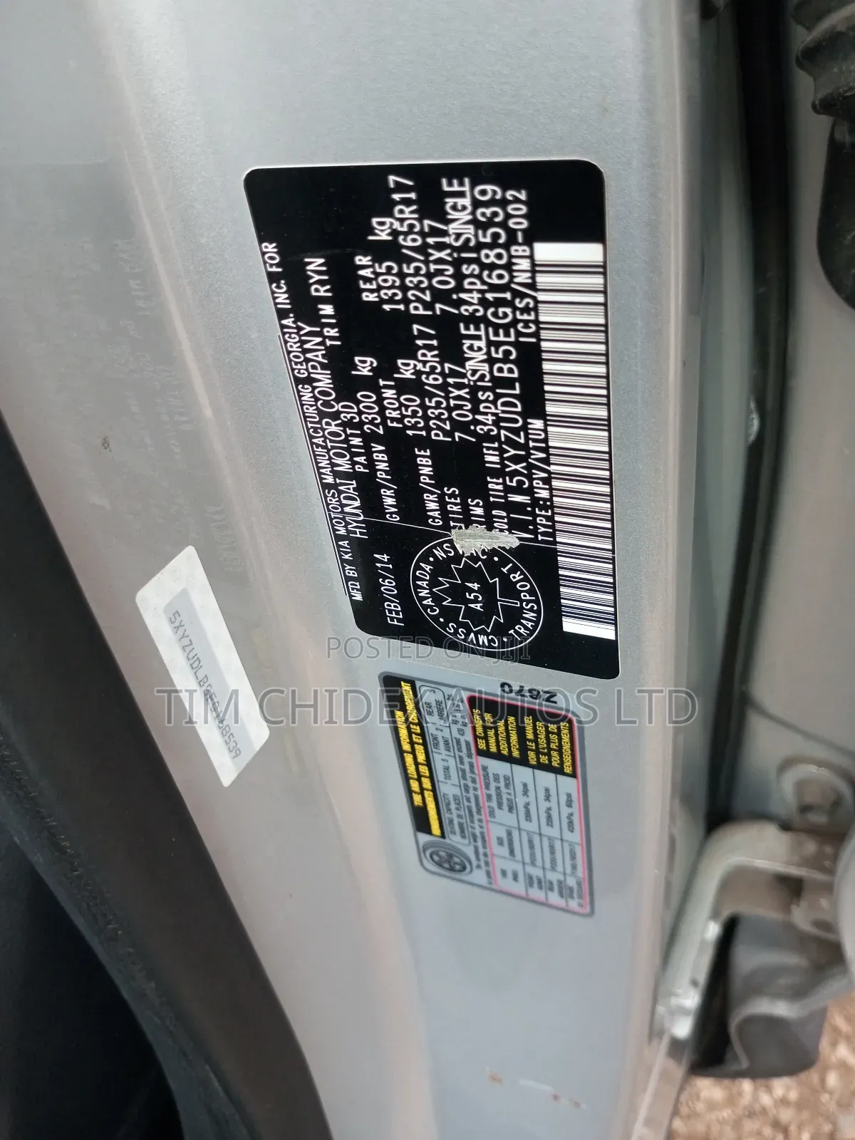 Hyundai Santa Fe 2014 Silver