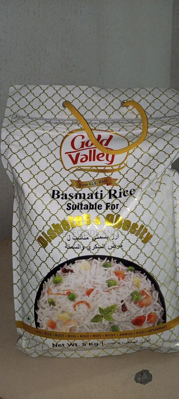 5kg Gold Valley Basmati Rice