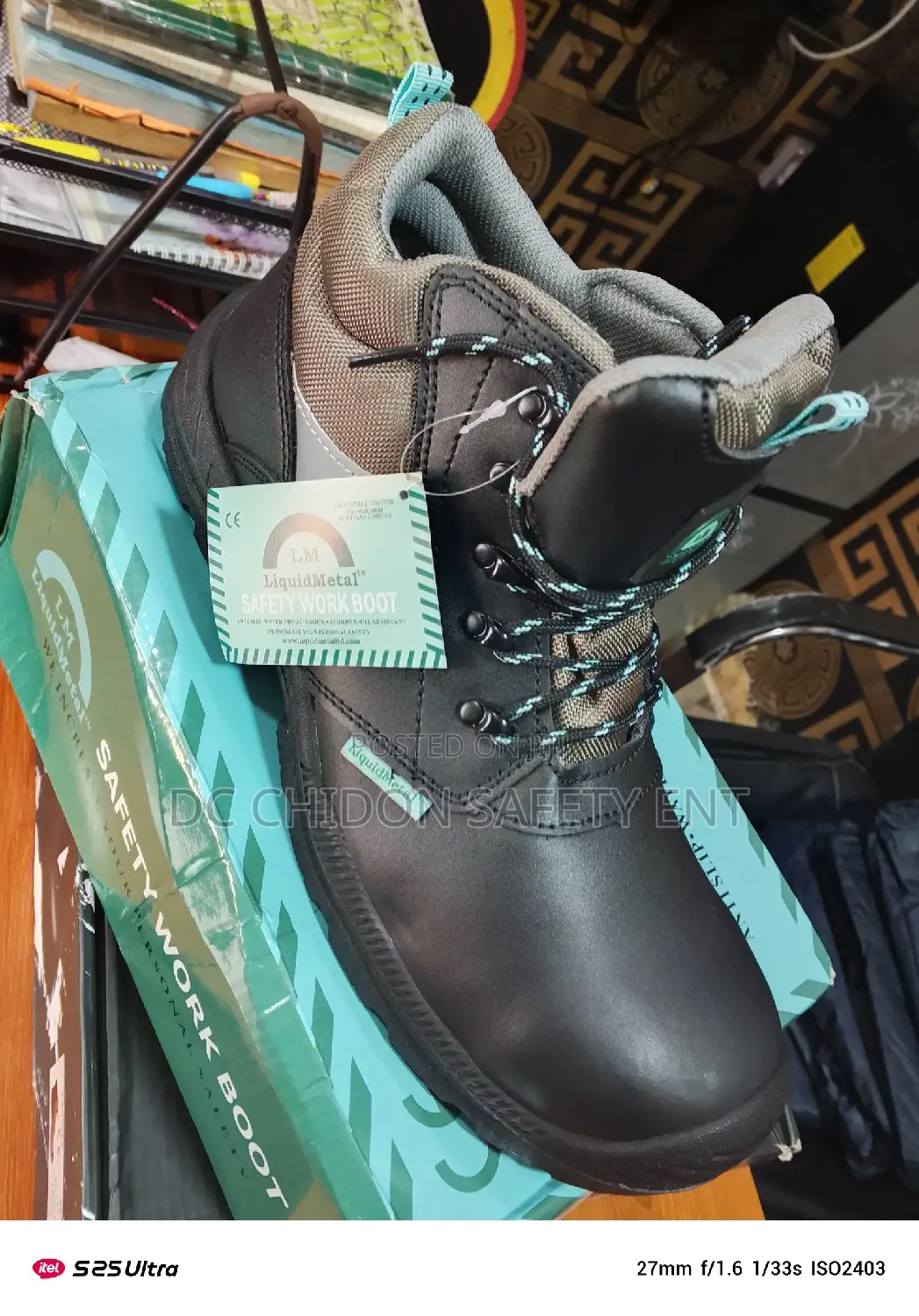 Liquid Metal Safety Boot