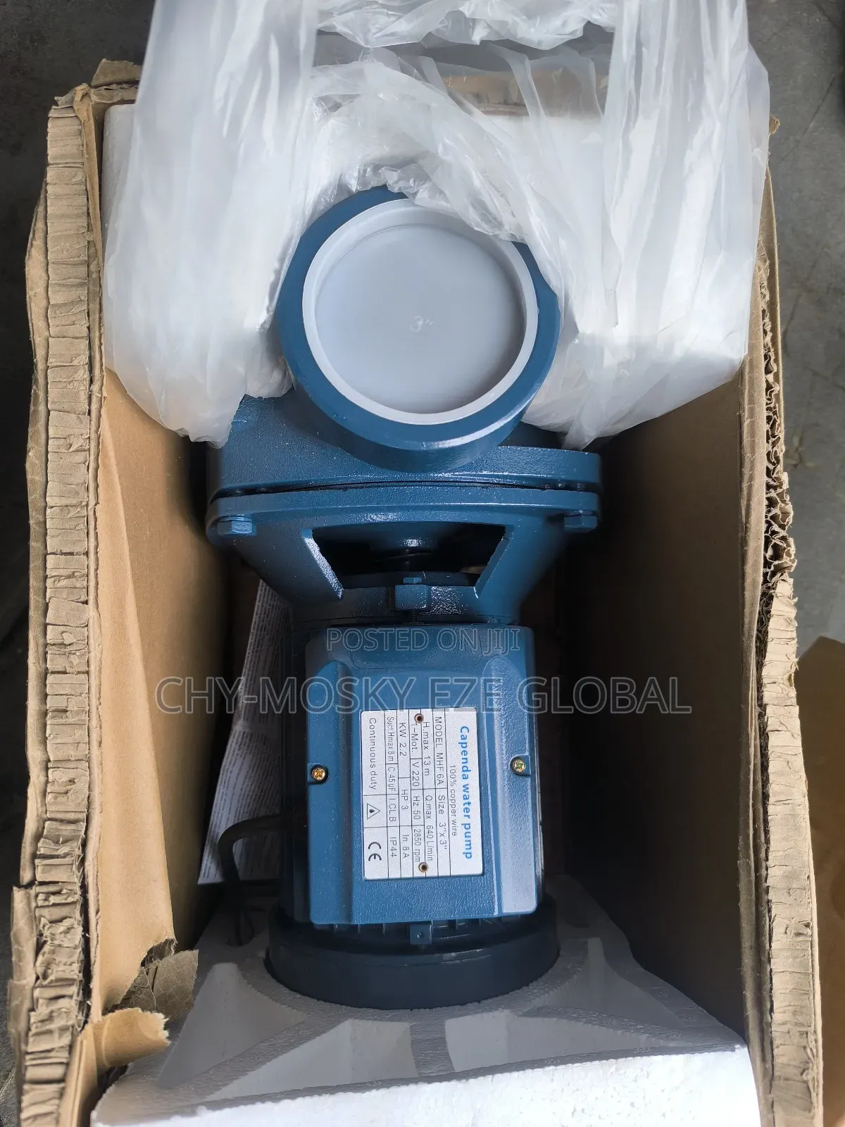 3" Capenda Electric Surface Water Pumping Machine (3hp)