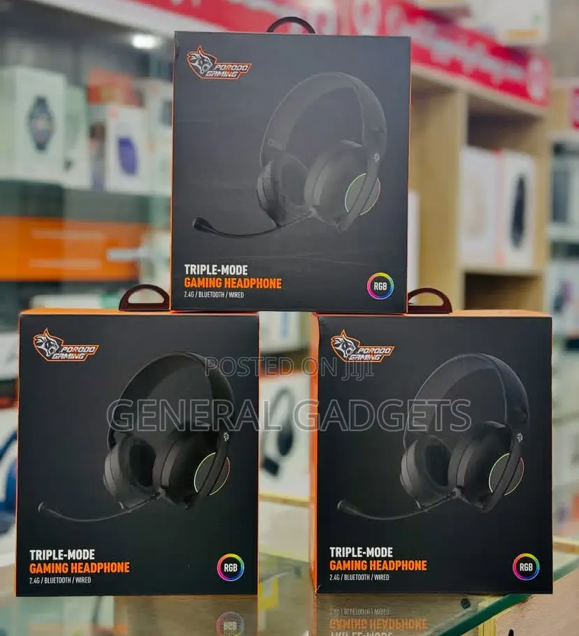 Porodo Triple Mode Gaming Headset