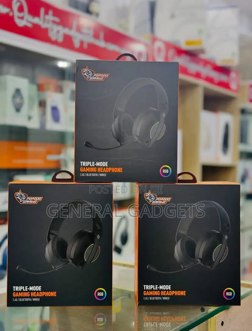 Porodo Triple Mode Gaming Headset
