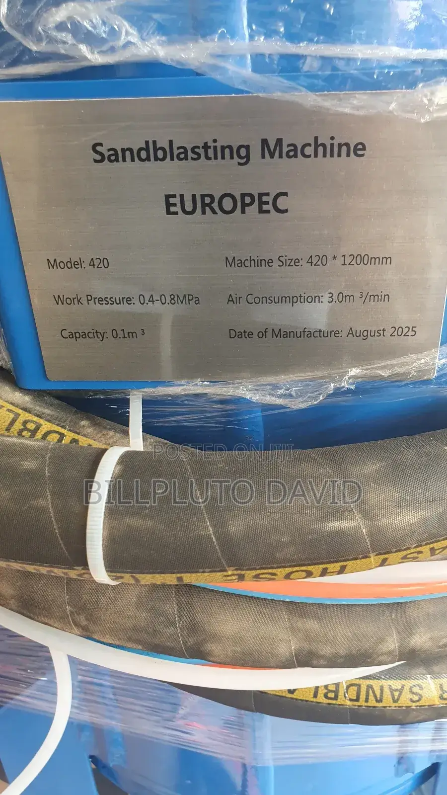 Sandblasting Pot Machine