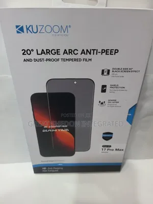 17pro Max Kuzoom Privacy Glass Protector