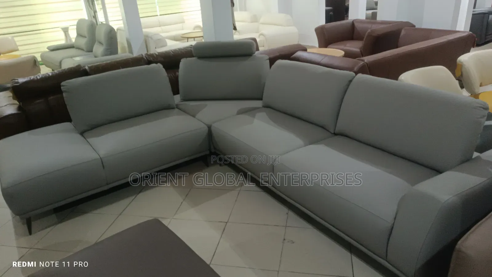Executive 5 Seater Italian Sofa