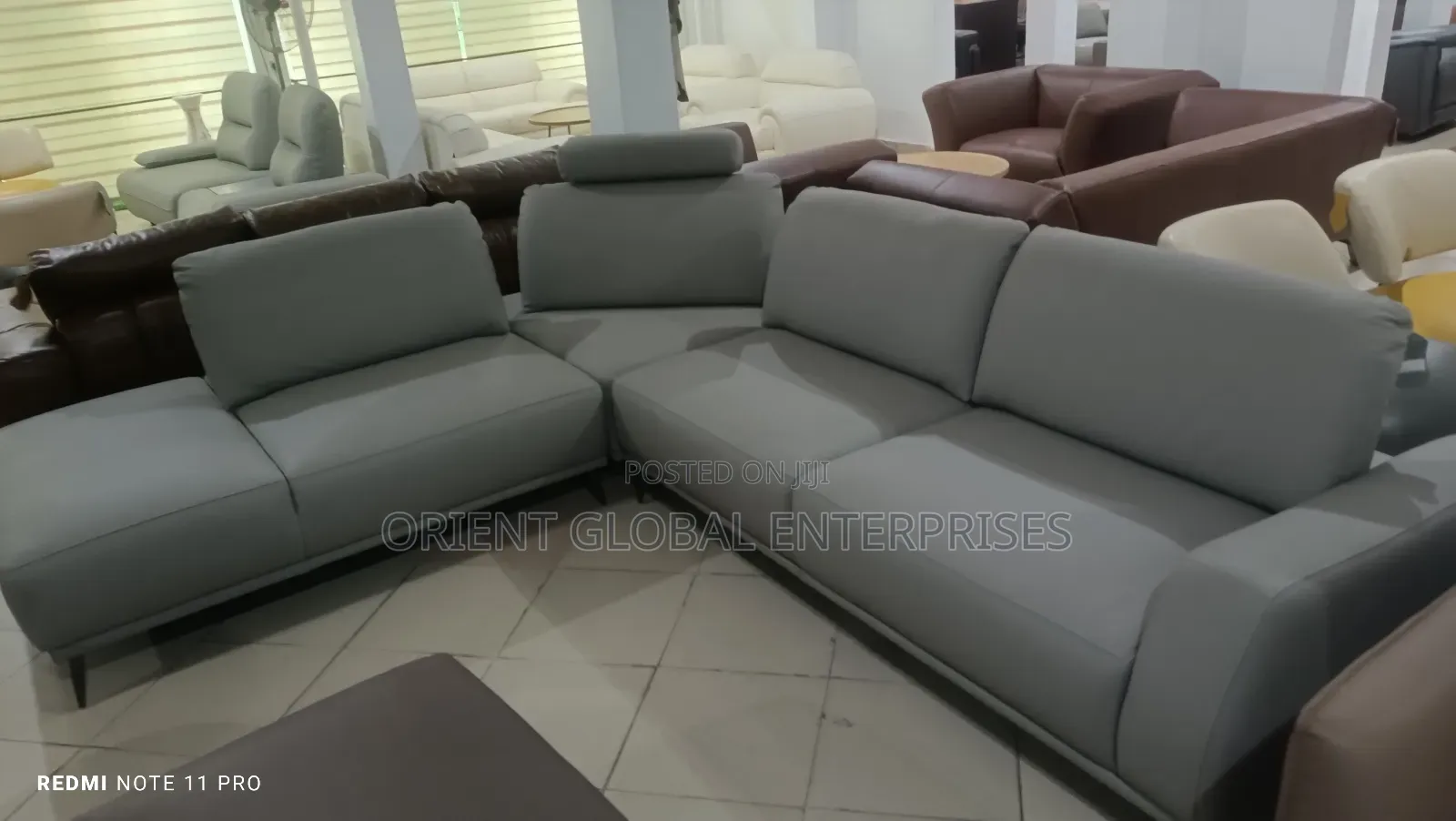 Executive 5 Seater Italian Sofa