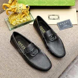 Gucci Loafers Leather Shoe for Men's